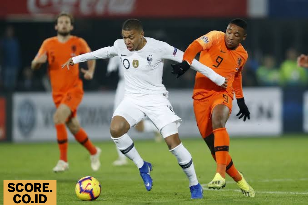 Mbappe Mencetak Brace, Prancis Tumbangkan Belanda 2-1