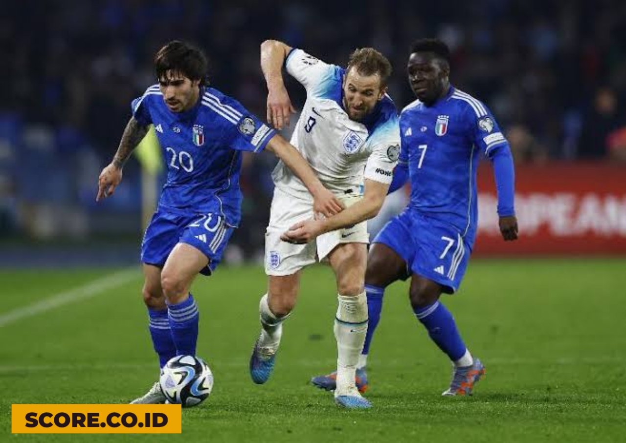 Brace Harry Kane Bawa Inggris Comeback Melawan Italia 3-1