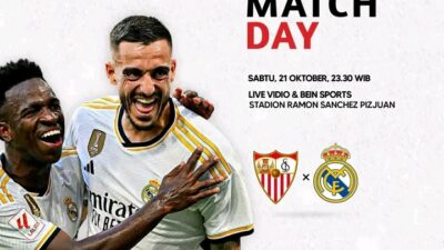 Jadwal La Liga Malam Ini : Ada Real Madrid vs Sevilla