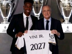 Vinicius Jr. Perpanjang Kontrak dengan Real Madrid Sampai 2027