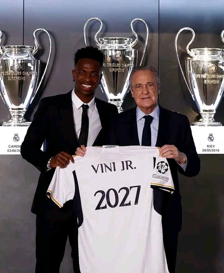 Vinicius Jr. Perpanjang Kontrak dengan Real Madrid Sampai 2027