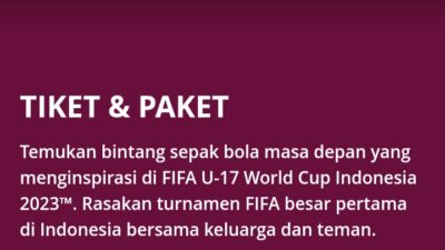 Harga Tiket Babak 16 Besar Piala Dunia U17