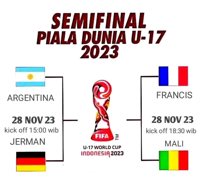 Jadwal Semi Final Piala Dunia U17 : Jerman Siap Dominasi Pertandingan