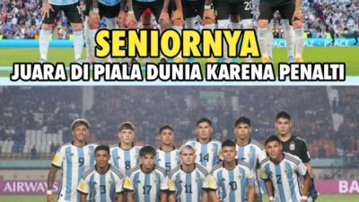 Argentina Gagal Mengawinkan Piala Dunia Junior dan Seniornya
