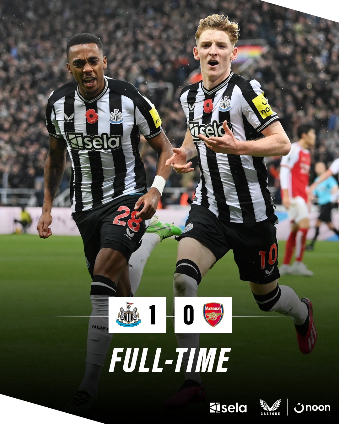 Hasil EPL 2023-2024 : The Gunners Dicurangi, Newcastle Justru Raih 3 Poin