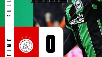 Hasil Liga Europa: Gol Ansu dan Adingra Bawa Brighton Tumbangkan Ajax 2-0