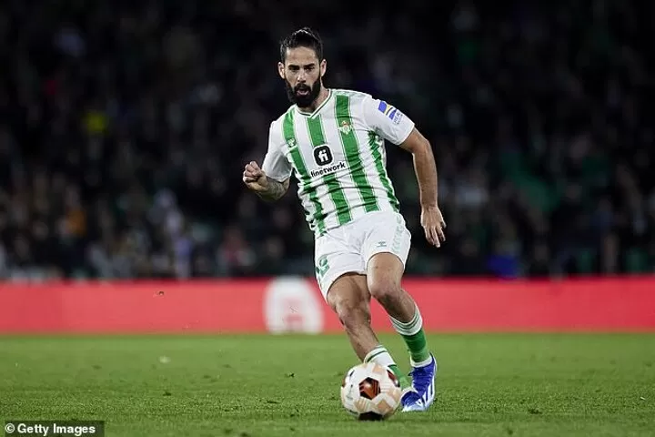 Real Betis Umumkan Perpanjangan Kontrak Isco Sampai 2027