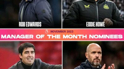 Nominasi Manager of The Months Liga Inggris, Mana Prediksimu