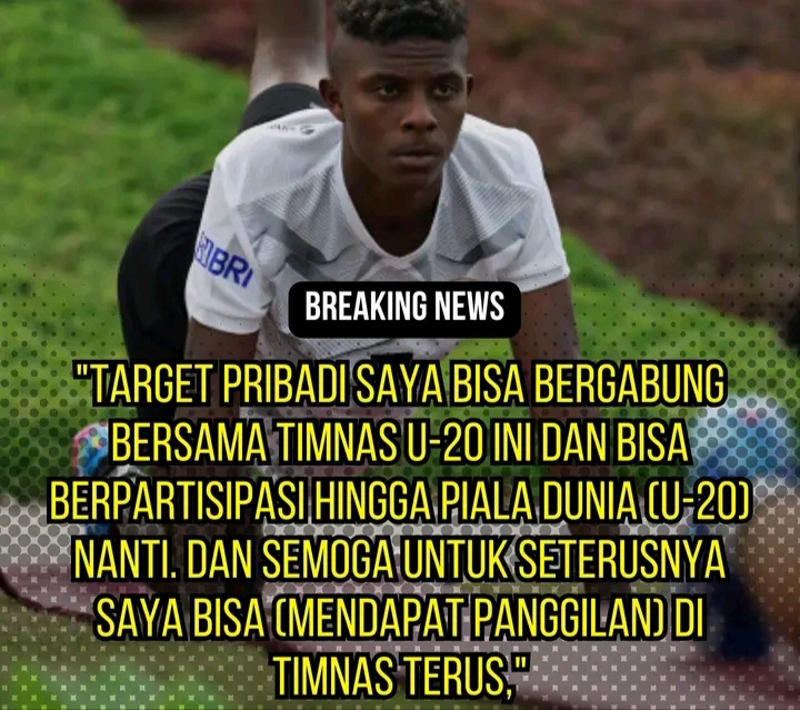 Hugo Samir Ngebet Main di Piala Dunia U20 Bersama Timnas Indonesia