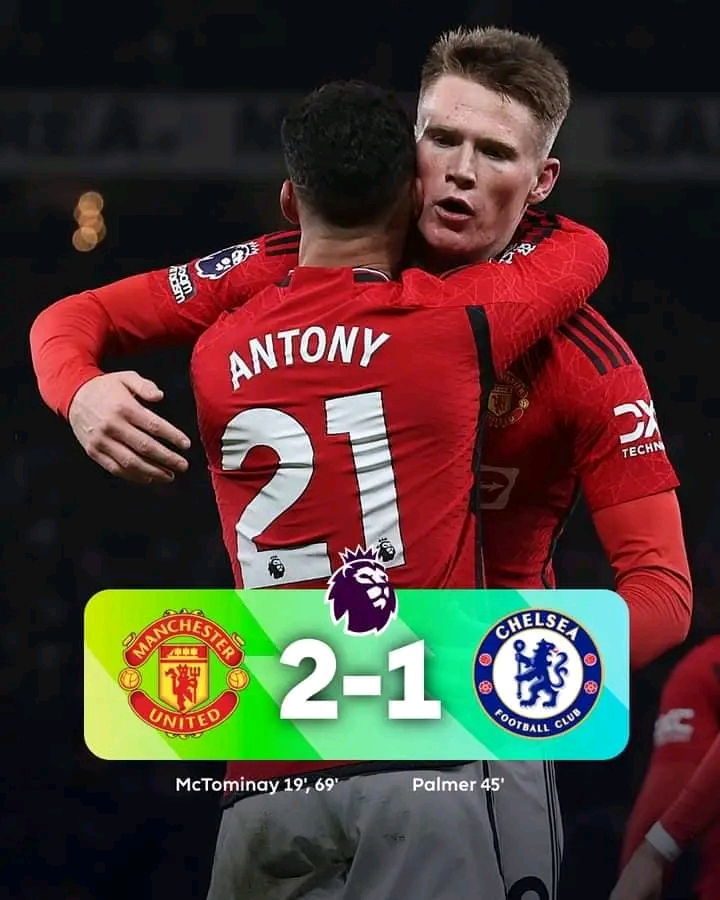 MU vs chelse SCORE.CO.ID