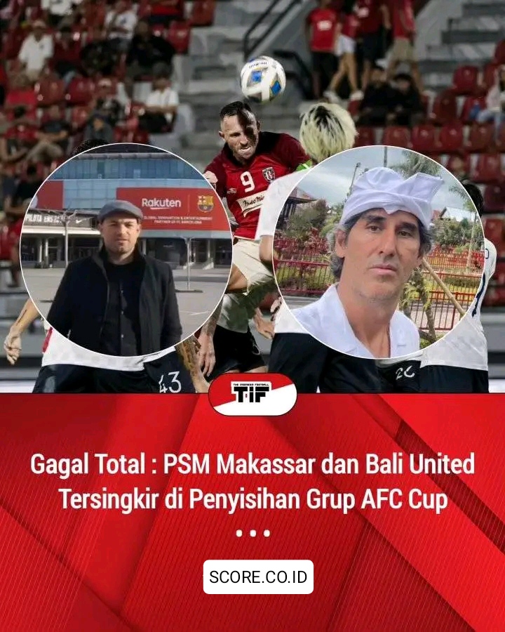 Jangankan Liga Champions, 2 Klub Indonesia Gagal Total di AFC Cup