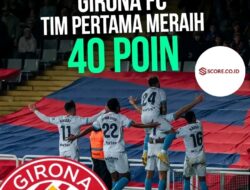 Girona Jadi Tim Pertama yang Raih 40 Poin, Kubur Mimpi Barca Kuasai Klasemen