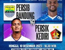 Persib Bandung vs Persik Kediri : Link Live Streaming & Prediksi Skor