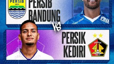 Persib Bandung vs Persik Kediri : Link Live Streaming & Prediksi Skor