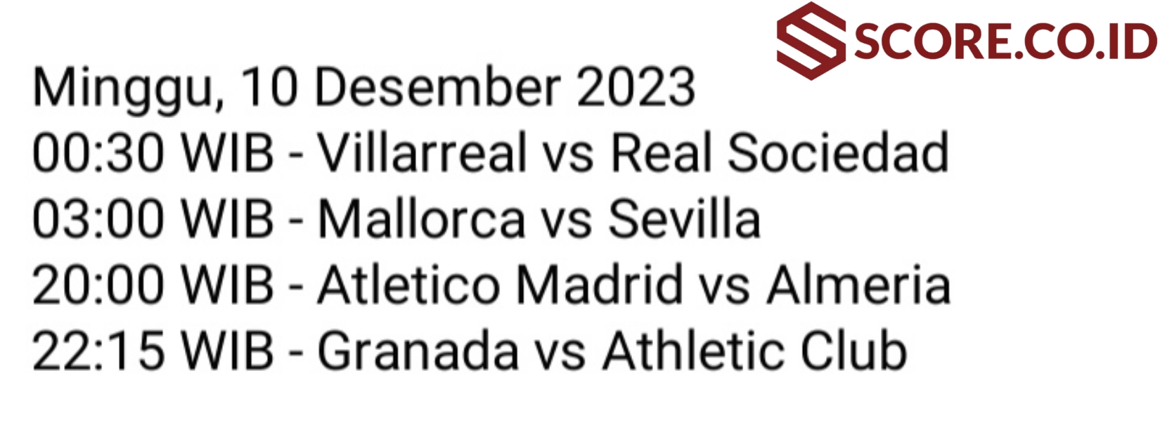 jadwal laliga besok 1 SCORE.CO.ID