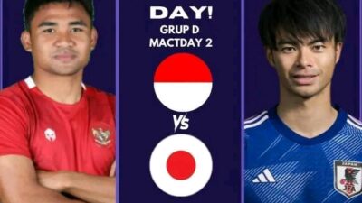 Jadwal Piala Asia Hari Ini : Laga Hidup Mati Harus Dimenangkan Indonesia