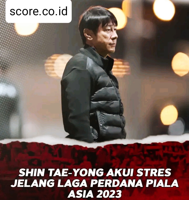 Shin Tae-yong Akui Stress Jelang Piala Asia, Netizen Malah Membully : Akan Terbantai Lagi