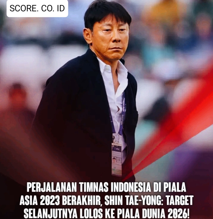 Gagal di Piala Asia, Shin Tae-yong Bertekad Bawa Indonesia Lolos Piala Dunia 2026