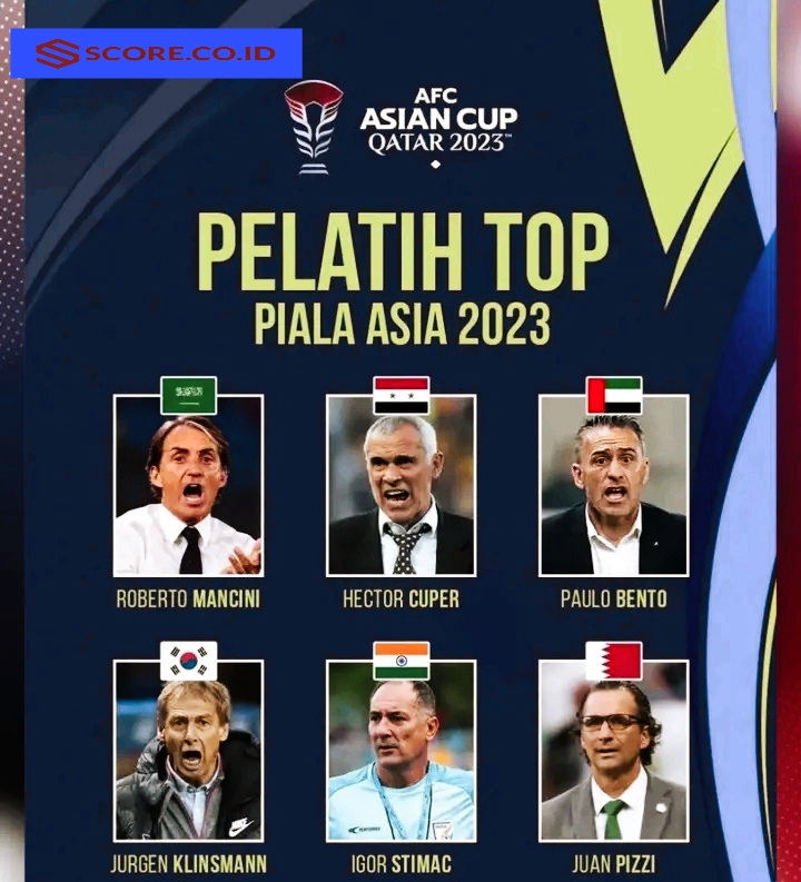 Pelatih Top Piala Asia 2023, No. 1 Pernah Melatih Manchester City