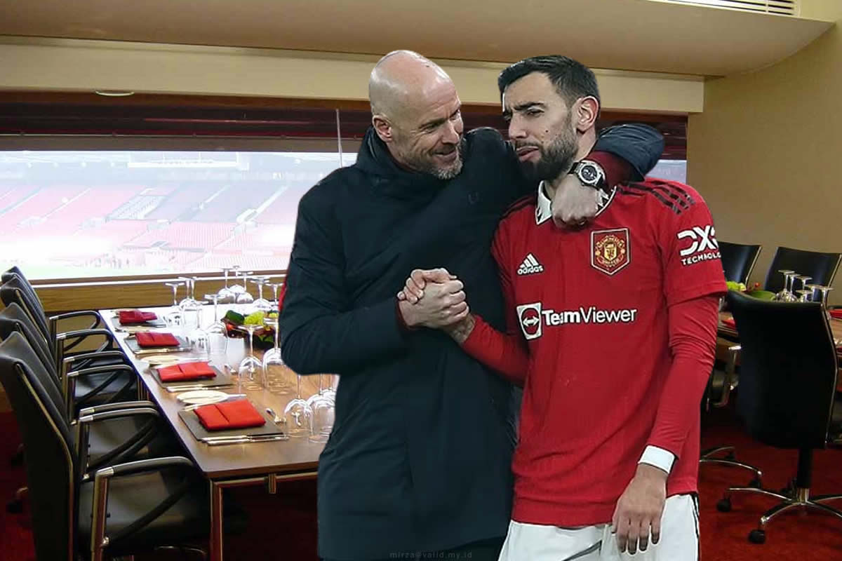 Anak Kesayangan, Ten Hag Ngarep Fernandez  Stay di MU : Dia Kapten yang Baik