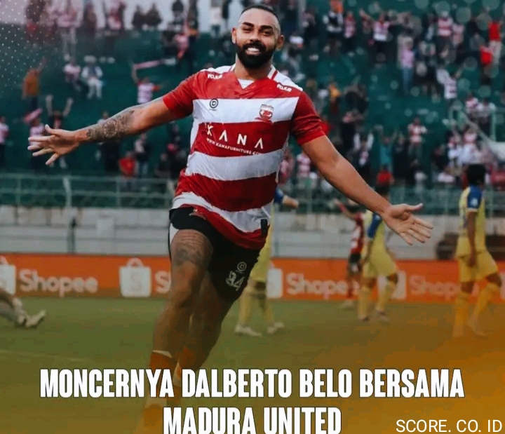 Moncernya Dalberto Belo Bersama Madura United, Cetak 3 Asist Sekaligus