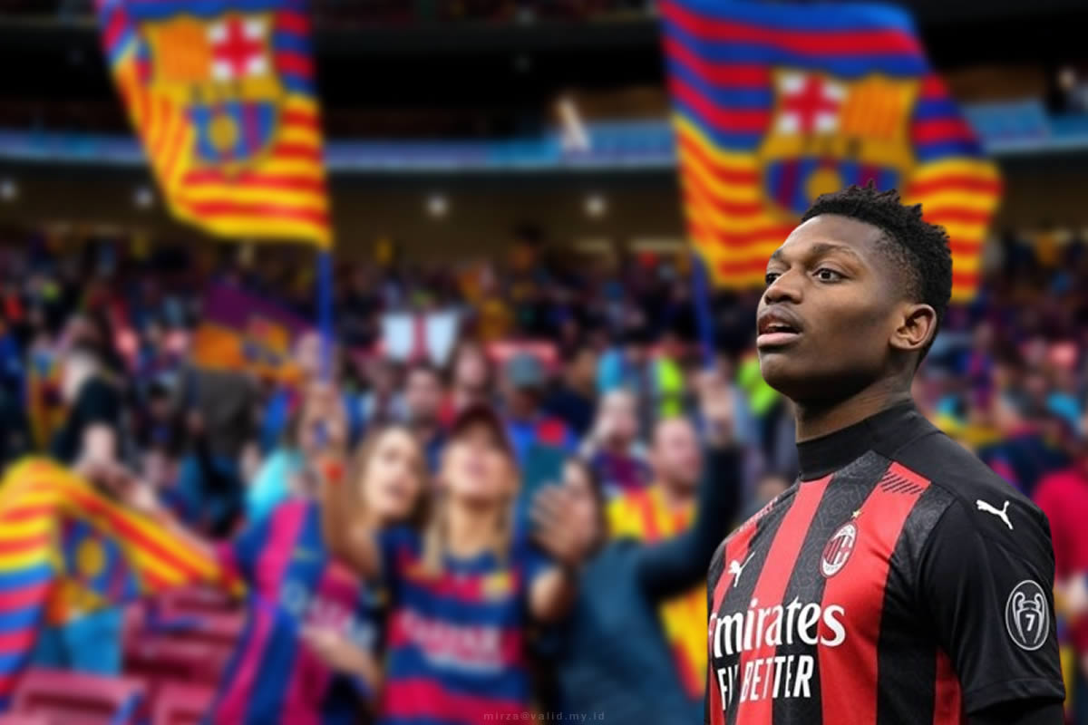 Niat Barcelona Mengincar Rafael Leao dari AC Milan dengan Serius