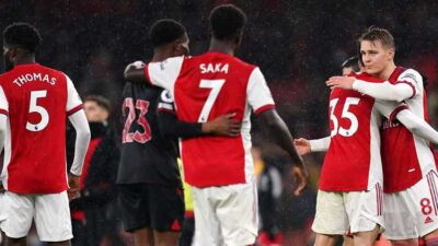 Duo Gabriel dan Saka Akan Bermain di Pertandingan Man City vs Arsenal SCORE.CO.ID