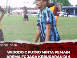 Pelatih Arema FC Minta Anak Asuhnya Fokus Dua Hal Ini Jelang Lanjutan Liga 1