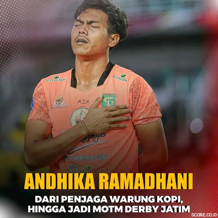 Andhika Ramadhani dari Penjaga Warkop Jadi Kiper Andalan Persebaya