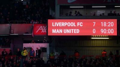 Perayaan 1 Tahun Hari Kemenangan 7 0 Fans Liverpool Bergembira SCORE.CO.ID