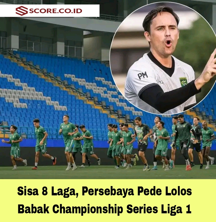 Sisa 8 Laga, Persebaya Pede Lolos Babak Championship Series Liga 1