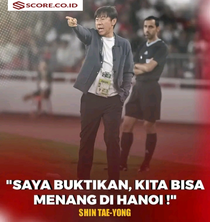 Patahkan Kutukan di Hanoi, Shin Tae-yong Janji Bawa Timnas Menang