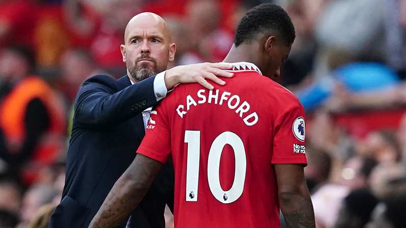 Ten Hag Sebutkan Bahwa Manchester United Tidak Akan Jual Marcus Rashford 2 SCORE.CO.ID