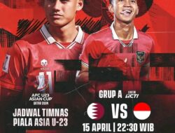 Timnas Indonesia Hadapi Cobaan Berat Lawan Qatar Malam Ini, 15 April 2024