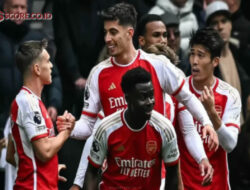 Gawat! Arsenal Dipepet Ketat Manchester City di Puncak Klasemen