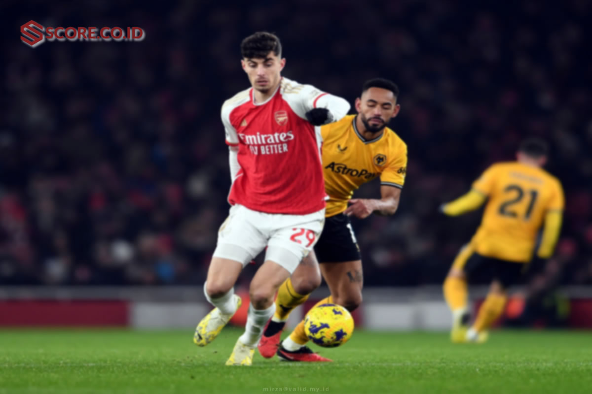 Arsenal Peringkat Utama Klasemen Setelah Kalahkan Wolverhampton 2-0