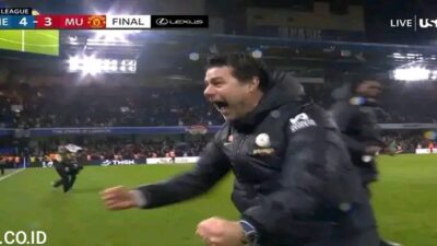 Selebrasi Pochettino Serasa Juara UCL, Warganet : Baru Menang Sekali Bangga