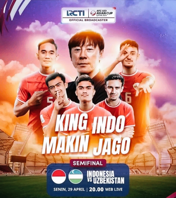 Jadwal Semi Final Piala Asia U23 : King Indonesia Jadi Wakil Tunggal ASEAN 