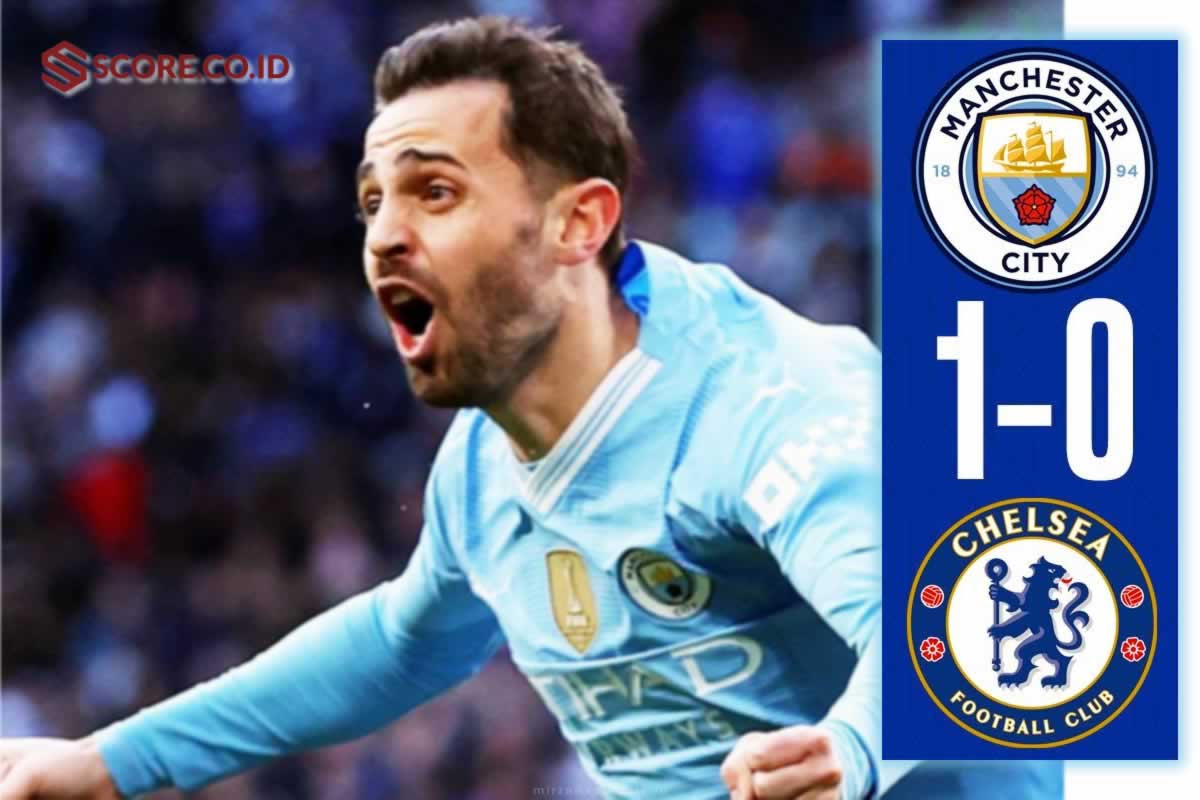 Manchester City vs Chelsea 1 0 SCORE.CO.ID