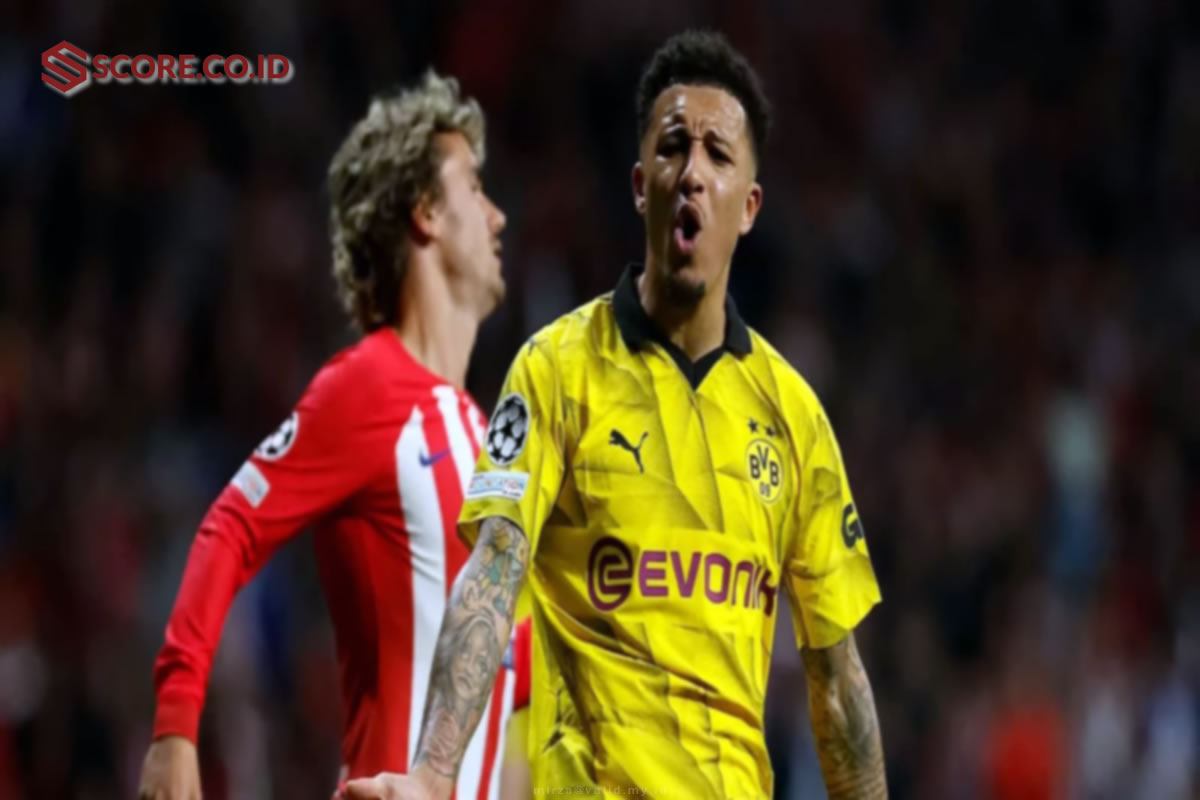 Hasil UCL : Atletico Madrid Gasak Borussia Dortmund 2-0