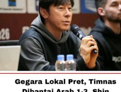 Gegara Lokal Pret, Timnas Dibantai Arab 1-3, Shin Tae-yong Minta Maaf