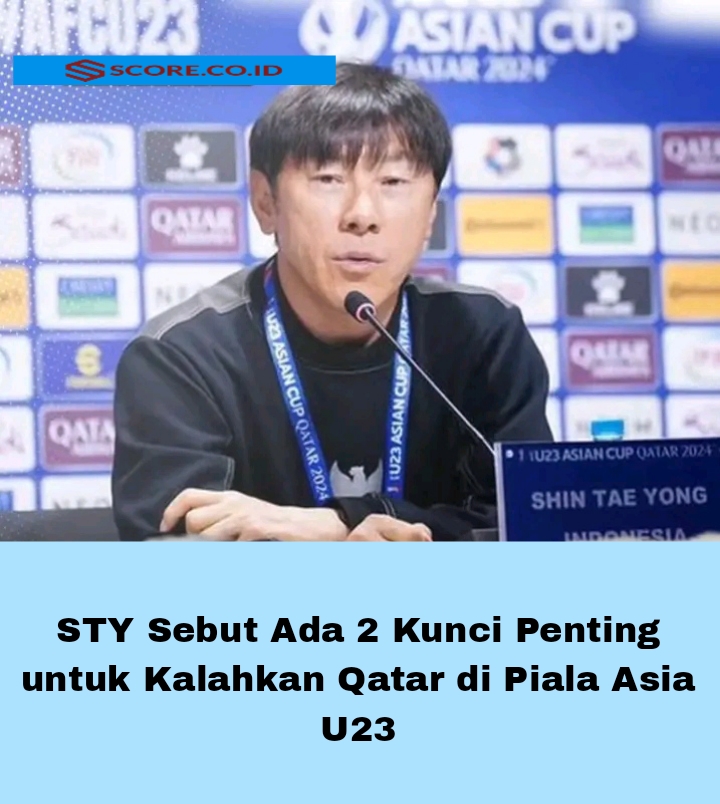 STY Sebut Ada 2 Kunci Penting untuk Kalahkan Qatar di Piala Asia U23