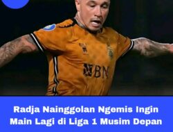 Radja Nainggolan Ngemis Ingin Main Lagi di Liga 1 Musim Depan