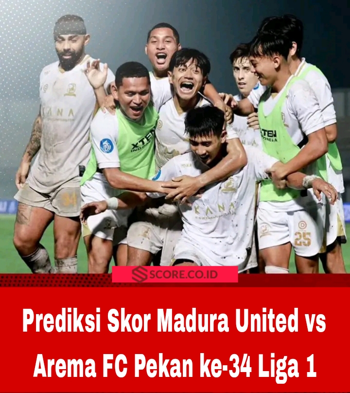 prediksi skor madura united vs arema fc