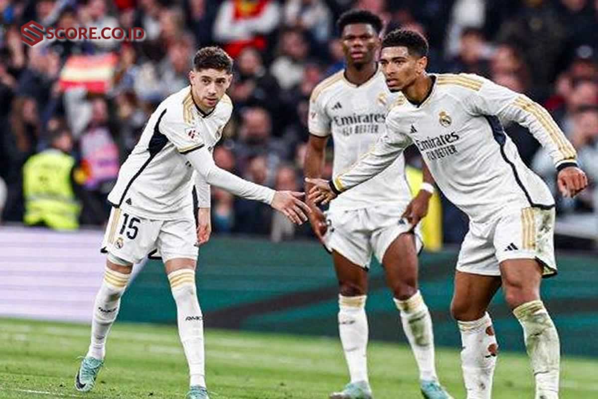 Real Madrid Melaju dengan Mantap Setelah Kalahkan Athletic Bilbao SCORE.CO.ID