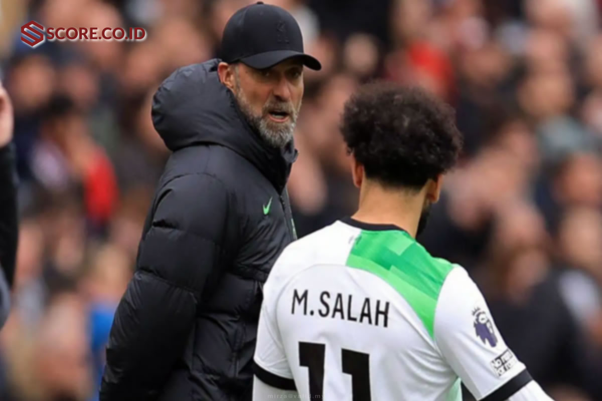 Tafsiran Gerak Bibir Salah dalam Perseteruan dengan Jurgen Klopp SCORE.CO.ID