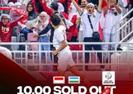 Baru Hitungan Menit, Tiket Semi-final Indonesia vs Uzbekistan Sold Out
