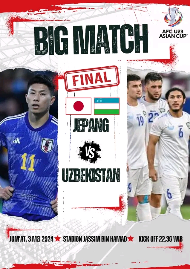Preview Pertandingan Final Piala Asia U23 : Jepang versus Uzbekistan