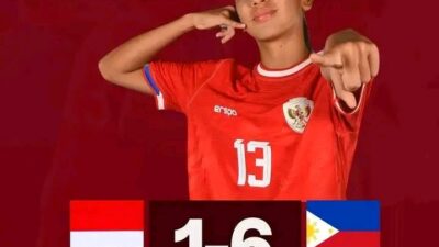 Indonesia Dicukur Filipina dengan Skor Telak 1-6