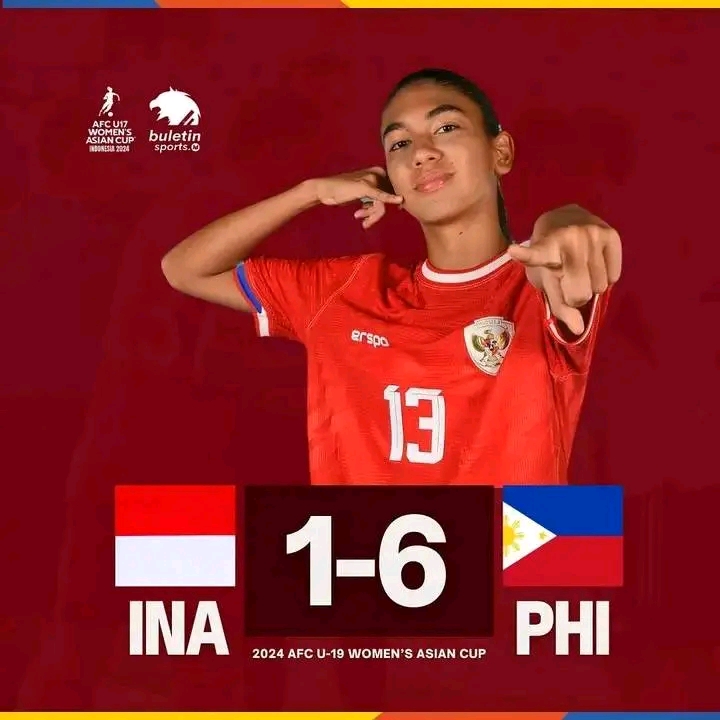 Indonesia Dicukur Filipina dengan Skor Telak 1-6